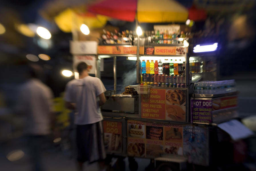 Le vendeur de hot-dog